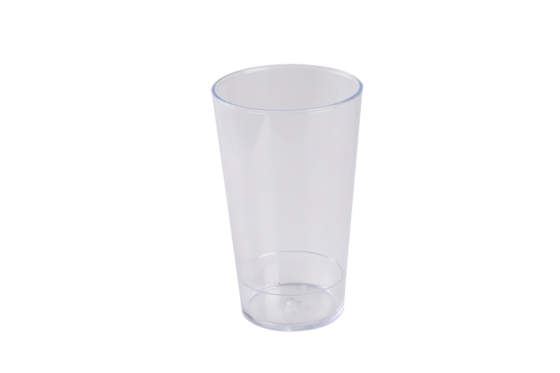 Bicchiere di plastica usa e getta alto da 500 ml in vetro da 16,9 once